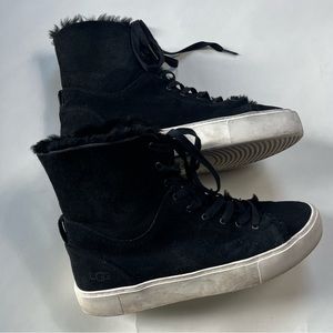 UGG Beven high top sneaker with sheepskin